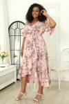 Plus Size Boho Floral Maxi Dress for Weddings