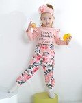 Adorable Baby Girl Outfit Set with Headband