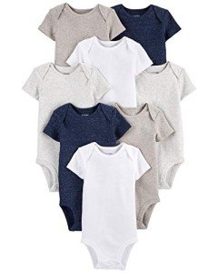 Unisex Baby Short-Sleeve Bodysuit Pack of 8