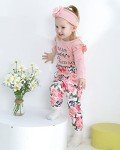 Adorable Baby Girl Outfit Set with Headband