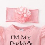 Adorable Baby Girl Outfit Set with Headband