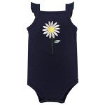 Daisy Cotton Sleeveless Bodysuits for Babies