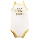 Daisy Cotton Sleeveless Bodysuits for Babies