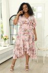 Plus Size Boho Floral Maxi Dress for Weddings