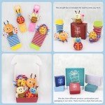 Baby Rattles and Wrist Socks Gift Set