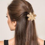 8-Pack Flower Hair Clips for All Hair Types