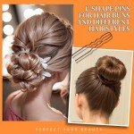 300pcs Bobby Pins and Hair Bands Set