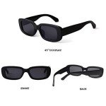 Retro Rectangle UV400 Sunglasses for Women