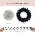 Kitsch Creaseless Spiral Hair Ties - 8pcs