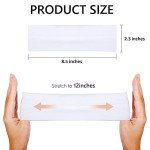 16 Pack Non-Slip Cotton Headbands for Women