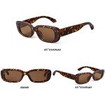 Retro Rectangle UV400 Sunglasses for Women