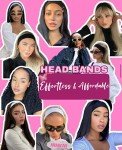 16 Pack Non-Slip Cotton Headbands for Women