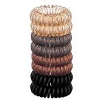 Kitsch Creaseless Spiral Hair Ties - 8pcs