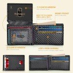 Slim RFID Leather Wallet with 15 Card Holder