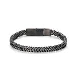 Men's Stainless Steel Franco Chain Bracelet with Clasp
