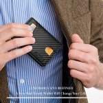 Slim RFID Leather Wallet with 15 Card Holder