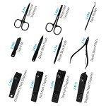26-Piece Stainless Steel Manicure Set with Travel Case