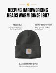 Carhartt Knit Cuffed Beanie for Men - Black