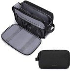 BAGSMART Water-Resistant Toiletry Bag for Travel