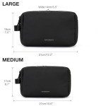 BAGSMART Water-Resistant Toiletry Bag for Travel