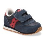 Saucony Baby Jazz Hook & Loop Sneakers - Navy/Red