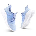 RUNSIDE Kids Lightweight Breathable Tennis Sneakers