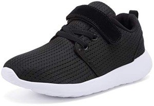 Lightweight Breathable Sneakers for Kids in Black