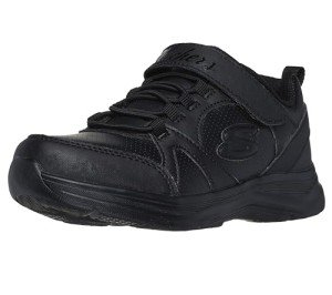 Skechers Girls Black Glimmer Kicks Sneakers