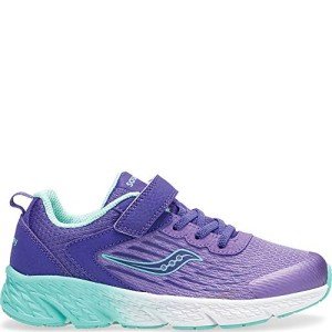Saucony Kids Purple Alternative Closure Running Shoes