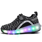Kids LED Light-Up Roller Skate Shoes