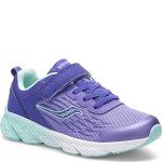 Saucony Kids Purple Alternative Closure Running Shoes