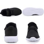 Lightweight Breathable Sneakers for Kids in Black