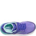 Saucony Kids Purple Alternative Closure Running Shoes