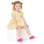 Pink Canvas Sneakers for Toddlers - K KomForme