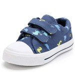 K KomForme Kids Dinosaur Canvas Sneakers, Size 9