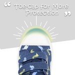 K KomForme Kids Dinosaur Canvas Sneakers, Size 9