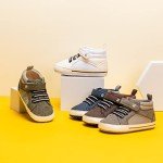 CENCIRILY Baby High Top Sneakers for Toddlers