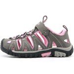 HOBIBEAR Girls Closed-Toe Summer Sport Sandals
