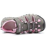 HOBIBEAR Girls Closed-Toe Summer Sport Sandals