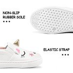 K KomForme Unicorn 3D Toddler Slip-On Sneakers
