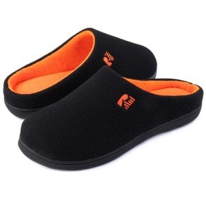 RockDove Men's Two-Tone Memory Foam Slippers