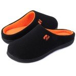 RockDove Men's Two-Tone Memory Foam Slippers