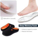 RockDove Men's Two-Tone Memory Foam Slippers