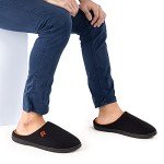 RockDove Men's Two-Tone Memory Foam Slippers
