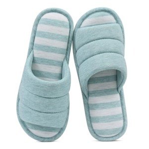 Cozy Open Toe Memory Foam Slippers for Women