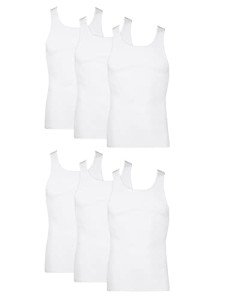 Hanes Men's Moisture-Wicking Cotton Tank Undershirts