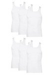 Hanes Men's Moisture-Wicking Cotton Tank Undershirts