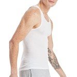 Hanes Men's Moisture-Wicking Cotton Tank Undershirts