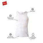Hanes Men's Moisture-Wicking Cotton Tank Undershirts