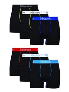 Hanes Men's Moisture-Wicking Boxer Briefs 6-Pack